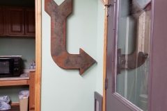 After: Above Door Shelving
