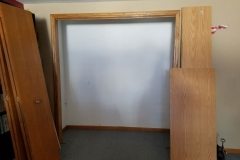 Bi fold doors closet remodel