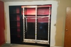 Murphy Bed and Shelves build and installation