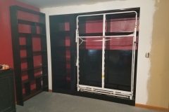 Murphy Bed and Shelves build and installation