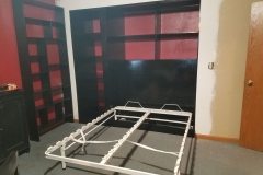 Murphy Bed and Shelves build and installation