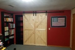 Barn doors custom built and installation