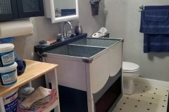 Vintage Double Sink Bathroom